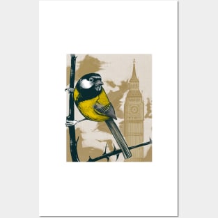 The gardens of Great Tit Posters and Art